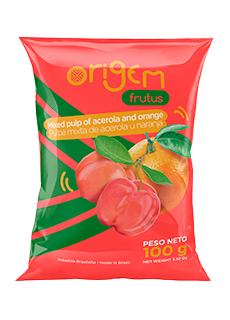 POLPA DE ACEROLA COM LARANJA 3.52OZ | 100G